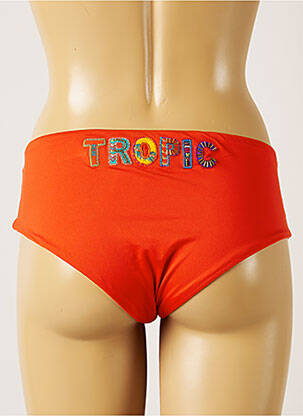 Bas de maillot de bain shorty shorty orange BANANA MOON femme