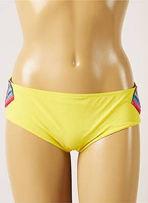 Bas de maillot de bain shorty shorty jaune BANANA MOON femme