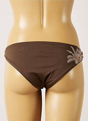 Bas de maillot de bain stretch culotte vert BANANA MOON femme