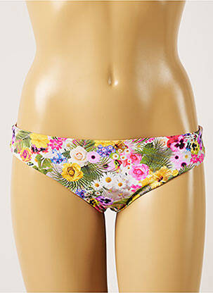 Bas de maillot de bain imprimé tie and dye culotte vert BANANA MOON femme