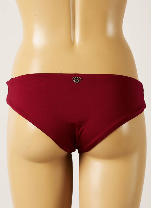 Bas de maillot de bain stretch culotte rouge BANANA MOON femme