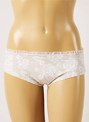 Bas de maillot de bain imprimé fleurs bikini gris BANANA MOON femme