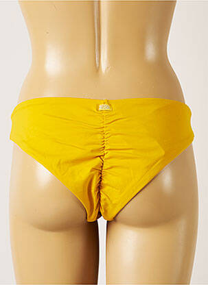 Bas de maillot de bain stretch bikini jaune BANANA MOON femme