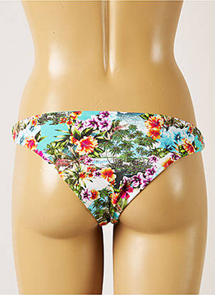 Bas de maillot de bain imprimé tie and dye bikini bleu BANANA MOON femme