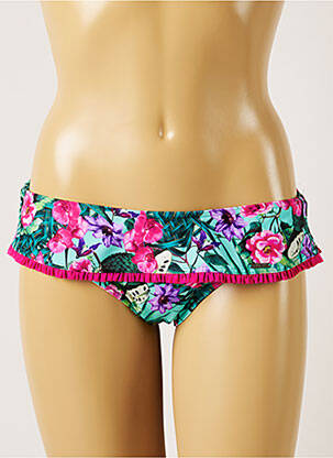 Bas de maillot de bain imprimé tie and dye culotte bleu BANANA MOON femme