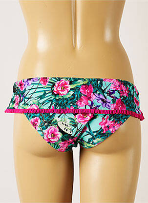 Bas de maillot de bain imprimé tie and dye culotte bleu BANANA MOON femme