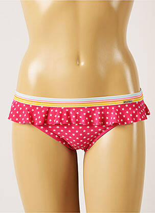 Bas de maillot de bain imprimé fantaisie culotte rose BANANA MOON femme