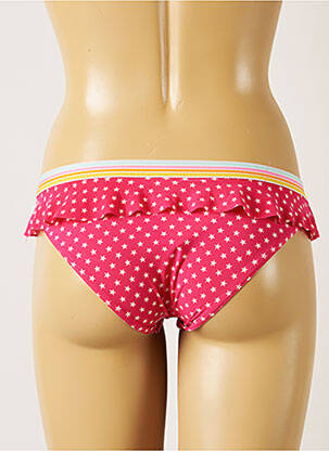 Bas de maillot de bain imprimé fantaisie culotte rose BANANA MOON femme