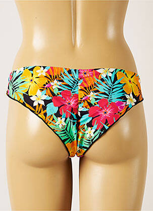 Bas de maillot de bain imprimé fleurs culotte noir BANANA MOON femme