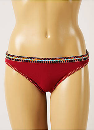 Bas de maillot de bain stretch culotte rouge BANANA MOON femme