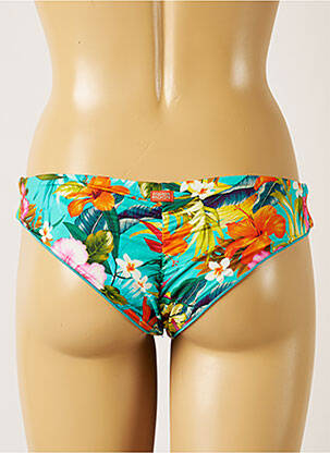 Bas de maillot de bain imprimé tie and dye bikini bleu BANANA MOON femme