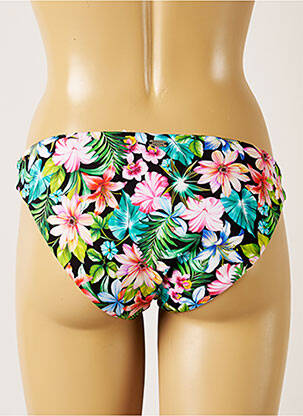 Bas de maillot de bain imprimé tie and dye culotte noir BANANA MOON femme