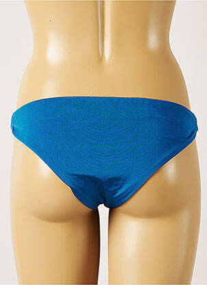 Bas de maillot de bain tissage satiné culotte bleu BANANA MOON femme