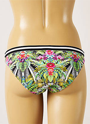 Bas de maillot de bain imprimé tie and dye culotte vert BANANA MOON femme