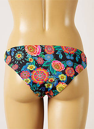 Bas de maillot de bain imprimé fleurs culotte noir BANANA MOON femme