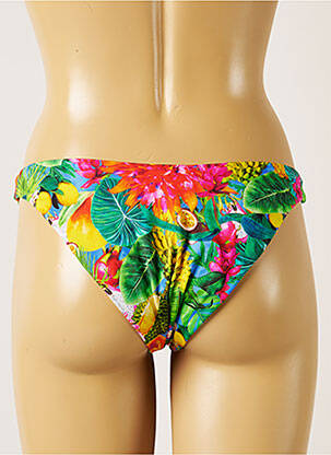 Bas de maillot de bain imprimé tie and dye culotte vert BANANA MOON femme