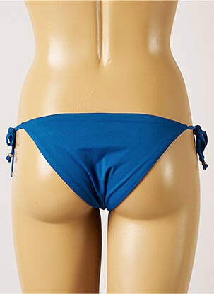 Bas de maillot de bain fermeture liens à nouer bikini bleu BANANA MOON femme