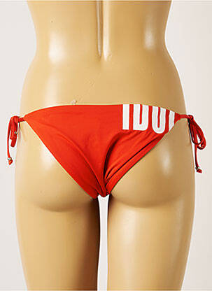 Bas de maillot de bain fermeture liens à nouer bikini orange BANANA MOON femme