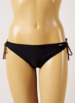 Bas de maillot de bain fermeture liens à nouer bikini noir BANANA MOON femme