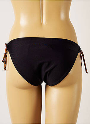 Bas de maillot de bain fermeture liens à nouer bikini noir BANANA MOON femme