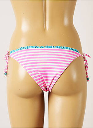 Bas de maillot de bain fermeture liens à nouer bikini rose BANANA MOON femme