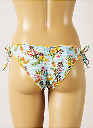 Bas de maillot de bain imprimé tie and dye bikini bleu BANANA MOON femme