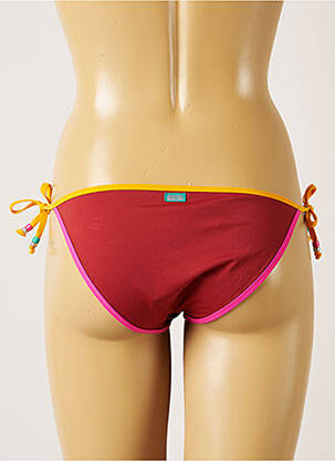 Bas de maillot de bain fermeture liens à nouer bikini orange BANANA MOON femme