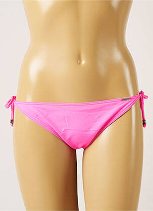Bas de maillot de bain fermeture liens à nouer bikini rose BANANA MOON femme