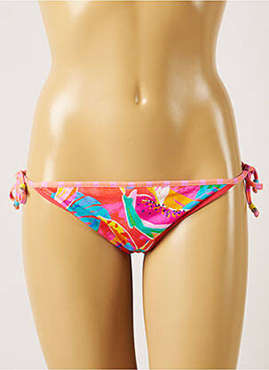 Bas de maillot de bain imprimé fantaisie bikini orange BANANA MOON femme