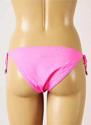Bas de maillot de bain fermeture liens à nouer bikini rose BANANA MOON femme