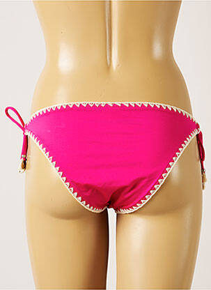 Bas de maillot de bain fermeture liens à nouer bikini beige BANANA MOON femme