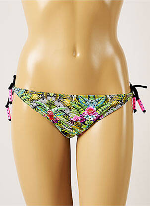 Bas de maillot de bain imprimé tie and dye bikini vert BANANA MOON femme