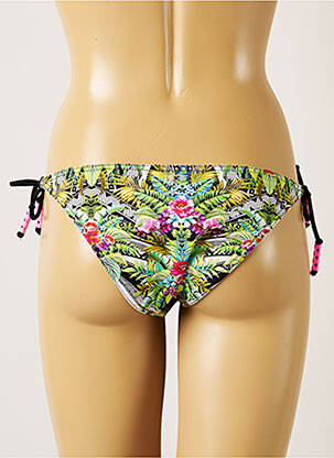 Bas de maillot de bain imprimé tie and dye bikini vert BANANA MOON femme