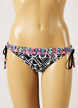 Bas de maillot de bain fermeture liens à nouer bikini noir BANANA MOON femme