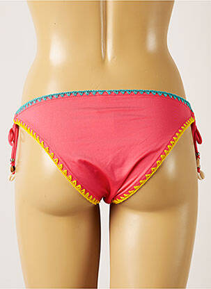 Bas de maillot de bain fermeture liens à nouer bikini rose BANANA MOON femme