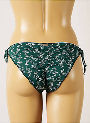 Bas de maillot de bain imprimé fleurs bikini vert BANANA MOON femme