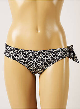 Bas de maillot de bain imprimé fantaisie bikini noir BANANA MOON femme