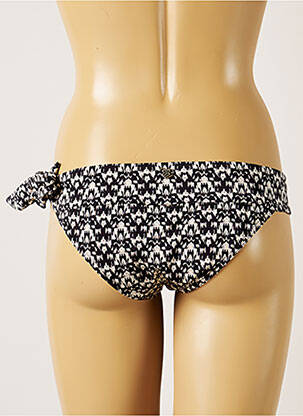 Bas de maillot de bain imprimé fantaisie bikini noir BANANA MOON femme