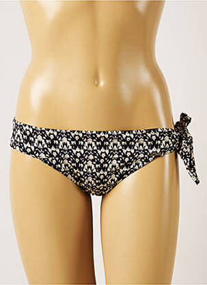 Bas de maillot de bain imprimé fantaisie bikini noir BANANA MOON femme