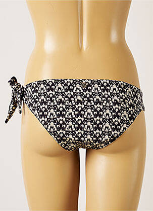 Bas de maillot de bain imprimé fantaisie bikini noir BANANA MOON femme