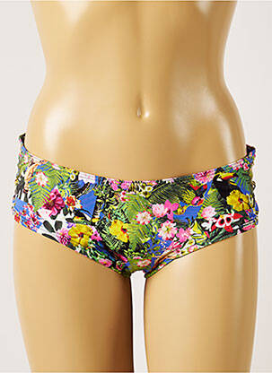 Bas de maillot de bain stretch culotte vert BANANA MOON femme