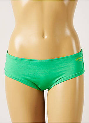 Bas de maillot de bain stretch culotte vert BANANA MOON femme