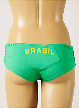 Bas de maillot de bain stretch culotte vert BANANA MOON femme