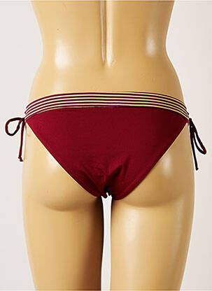 Bas de maillot de bain fermeture liens à nouer culotte rouge BANANA MOON femme