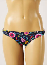Bas de maillot de bain imprimé fleurs culotte bleu BANANA MOON femme
