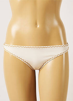 Bas de maillot de bain stretch culotte beige BANANA MOON femme