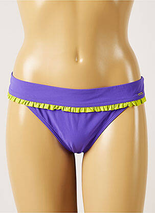 Bas de maillot de bain stretch culotte violet BANANA MOON femme