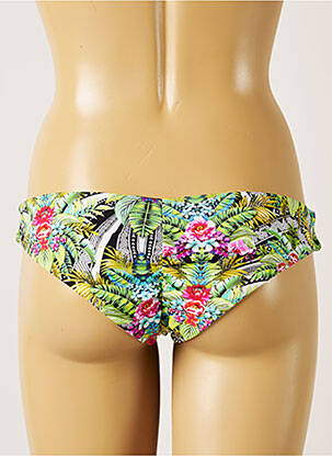 Bas de maillot de bain imprimé fantaisie culotte vert BANANA MOON femme
