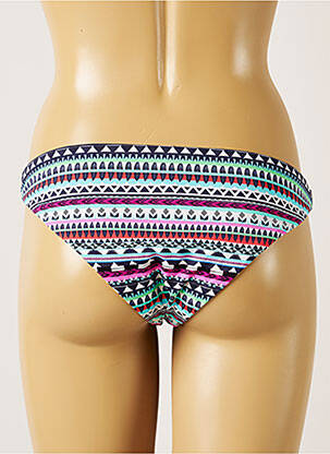 Bas de maillot de bain imprimé fantaisie culotte bleu BANANA MOON femme