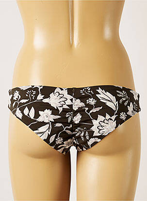 Bas de maillot de bain imprimé fleurs culotte vert BANANA MOON femme